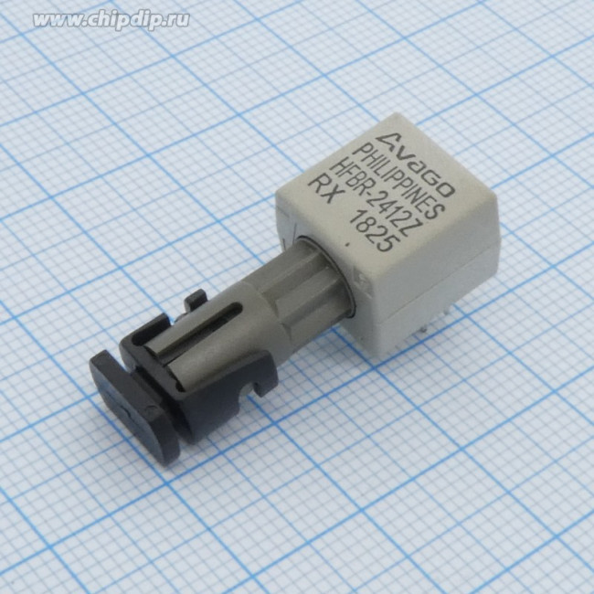 HFBR-2412Z, Fiber Optic Transmitters, Receivers, Transceivers Low Cost 5MBd ST FO Rx-Pb Free