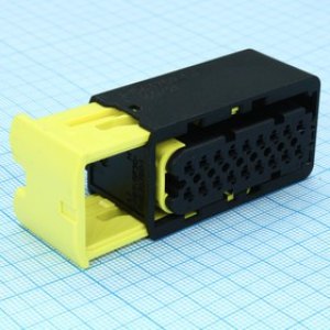1-1563759-1, Разъем: automotive, вилка, "мама", PIN: 18, контакты MCP 1.5K