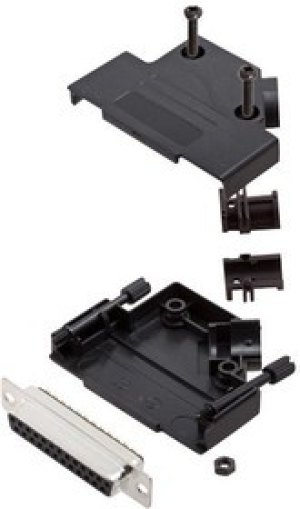 L17D45PK-P-25+L77SDB25S, L17D45PK 25 Way Cable Mount D-sub Connector Socket L17D45PK-P-25+L77SDB25S, L17D45PK 25 Way Cable Mount D-sub Connector Socket