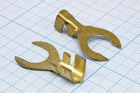 Клемма"U" d10, 4-8S латунь; №709 клемма"U" d10\\S4,0~8,0\лат\\\\