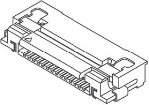 52892-1833, FFC & FPC Connectors 0.5 FFC ZIF 18Ckt Sn-Ag-Bi 52892-1833, FFC & FPC Connectors 0.5 FFC ZIF 18Ckt Sn-Ag-Bi