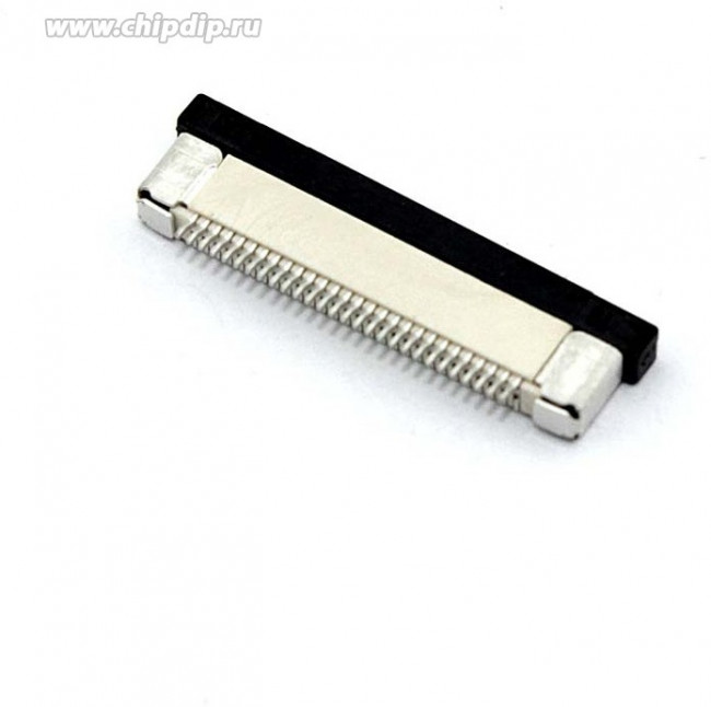 Разъем FPC Half Coverage Top Contact 0.5K-BS-28PWB 28 pin высота 2мм шаг 0,5мм