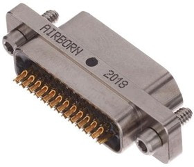MM-222-025-213-4100, D-Sub MIL Spec Connectors Microminiature Series .050
