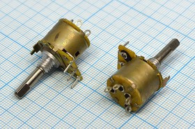 Резистор переменный, поворотный 4,7кОм, линейность А, ширина 16мм, вал и размеры ВС-3d4x15, TELPOD