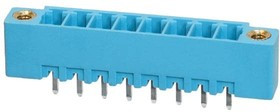 TBP02R2W-381-08BE, Pluggable Terminal Blocks Terminal block, pluggable, w screw lock, 3.81, receptical, 8 pole, blue