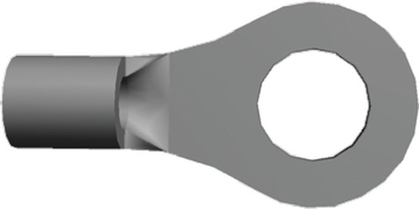 32858, Клемма с кольцевым наконечником, M3.5, #6, 22 AWG, 0.4 мм², Budget