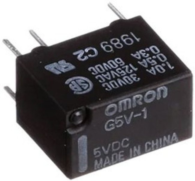 G5V-1 5DC, Реле 1 переключ. 5VDC, 1A/125VAC SPDT G5V-1 5DC, Реле 1 переключ. 5VDC, 1A/125VAC SPDT