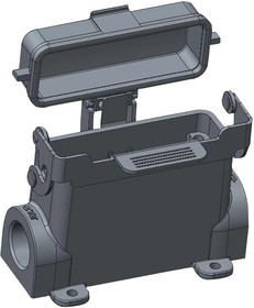 T1629161125-000, HEAVY DUTY CONN, 1 LEVER, SIZE H16A T1629161125-000, HEAVY DUTY CONN, 1 LEVER, SIZE H16A