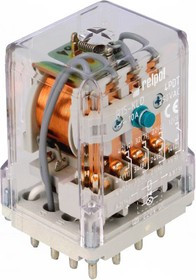 R15-1014-23-1220-KLD, Реле: электромагнитное, 4PDT, Uобмотки:220ВDC, 10A/250ВAC, 10А