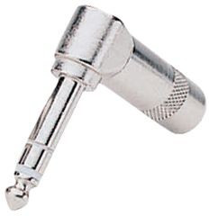 236, Jack Plug 90°, Right Angle, 6.35 mm, 3 Poles