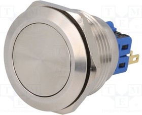 V28-21-S, Переключатель: антивандальный, Пол: 2, SPST-NO + SPST-NC, IP65