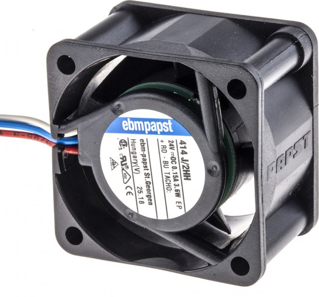 Вентилятор Ebmpapst 414 J/2HH 165mA 24V 40x25 3pin