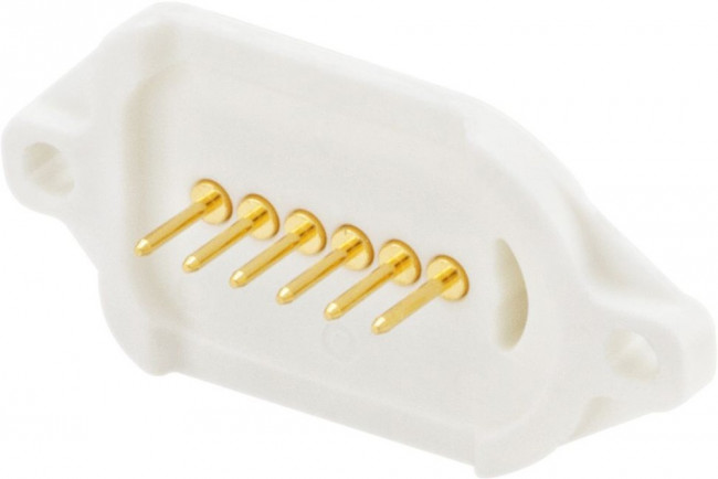 M9K702-400L, MultiMag 6, Straight Panel Mount Female Magnetic Connector, PCB Termination M9K702-400L, MultiMag 6, Straight Panel Mount Female Magnetic Connector, PCB Termination