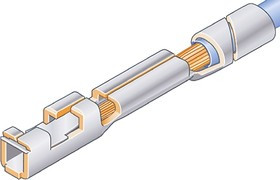 47750-000LF, Mini-PV Series Female Crimp Terminal, 26AWG Min, 22AWG Max 47750-000LF, Mini-PV Series Female Crimp Terminal, 26AWG Min, 22AWG Max