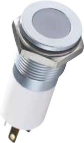 Q14F1CXXR24E, LED Indicator, Solder Lug / Faston 2.8 x 0.8 mm, Fixed, Red, DC, 24V