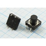 Тактовая кнопка, 12x12x10, алгоритм работы NO, контакты 4PF, TS-2201