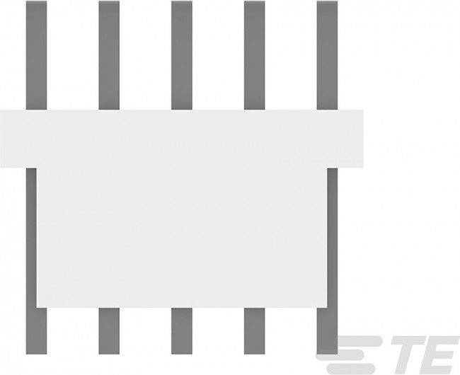 640389-5, MTA-156 Series Right Angle Through Hole Pin Header, 5 Contact(s), 3.96mm Pitch, 1 Row(s), Unshrouded