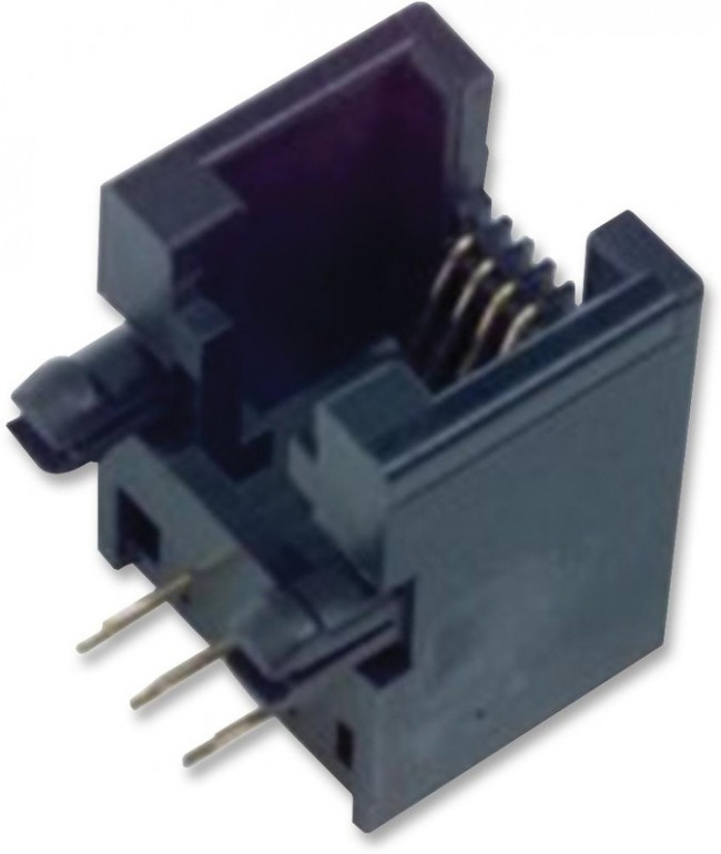 54601-908WPLF, Modular Connectors / Ethernet Connectors 8P8C CAT 3 MOD JACK HORIZ. 1 PORT