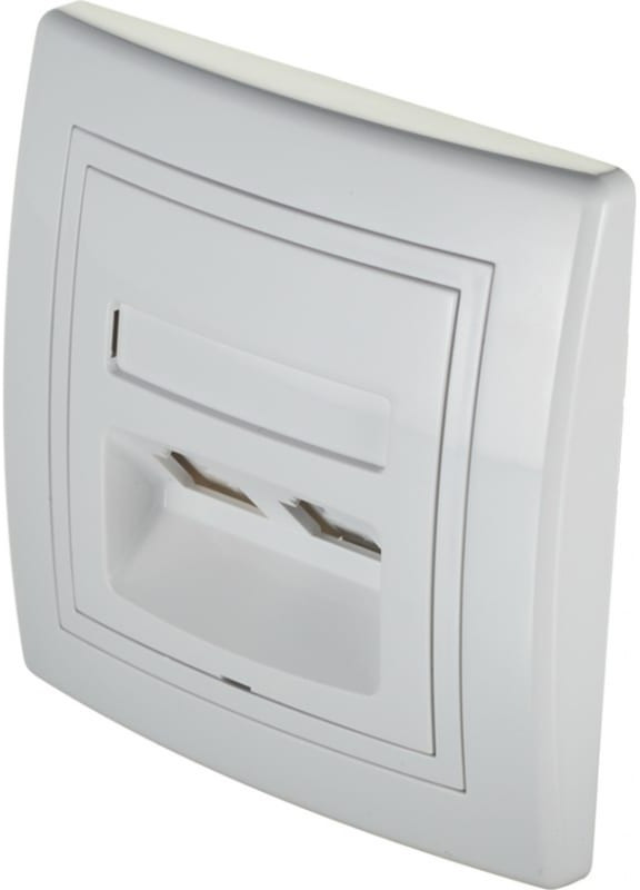 Телефонная розетка PRESTIGE 2xRJ12 6/4 Cat3, белая 613.00 113060 Телефонная розетка PRESTIGE 2xRJ12 6/4 Cat3, белая 613.00 113060