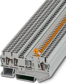 3036356, Клемма с размыкателем для поключения измерительных устройств, тип подключения пружинный зажим, сечение: 0,08...4 мм^2, напряжение