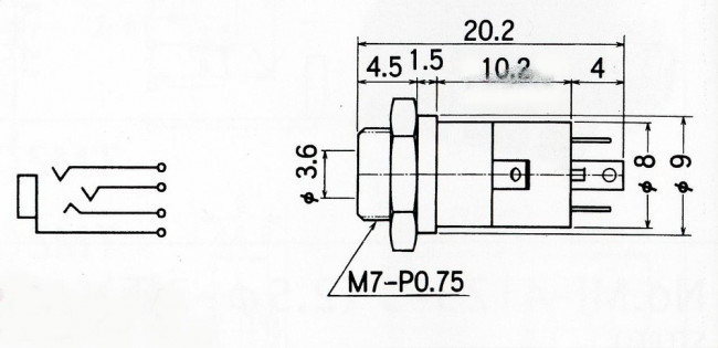 PSG08278, Телефонный аудио разъем, 4 контакт(-ов), Гнездо, 3.5 мм, Монтаж на Шасси