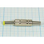 Разъем питания DC вилка , 5.5d2.1x14, 2C, , на кабель, пружинный хвост