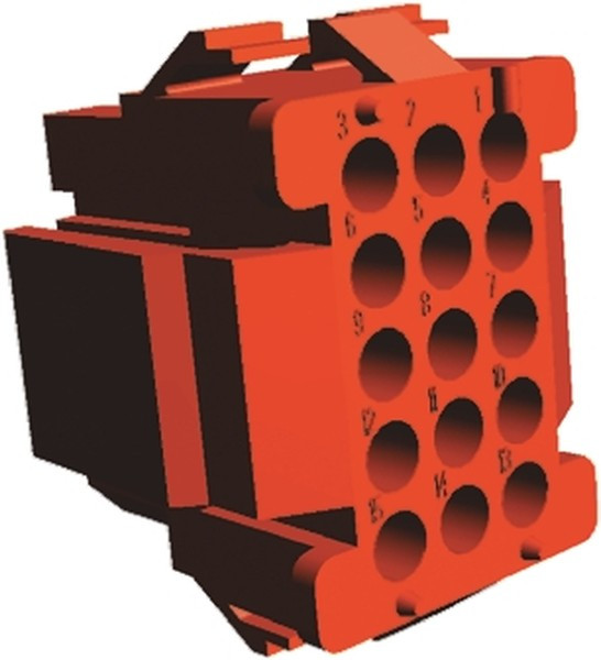 1-640523-0, Корпус разъема, MRII, Штекер, 15 вывод(-ов), 4.2 мм, AMP MRII Series Socket Contacts 1-640523-0, Корпус разъема, MRII, Штекер, 15 вывод(-ов), 4.2 мм, AMP MRII Series Socket Contacts