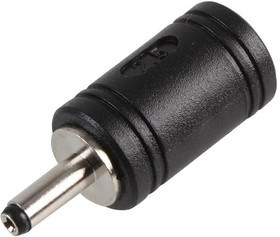 PPW00007, Переходник разъема, Питание DC - 2.5мм, 2 вывод(-ов), Гнездо, Питание DC - 1.3мм, 2 вывод(-ов)