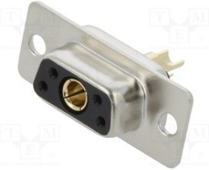MHCDS5W1S2, Special D-Sub; PIN: 5(1+4); plug; female; for cable; soldering MHCDS5W1S2, Special D-Sub; PIN: 5(1+4); plug; female; for cable; soldering