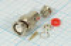 Штекер BNC с быстрым соединением (байонетный) прижимной, на кабель RG58 ; №509 Z шт BNC\RG58\\\