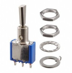 5638AB9, Toggle Switches SPDT 6A 125V 11.4mm On-Off-Mom