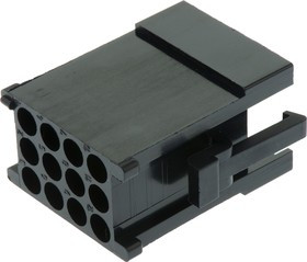 TST12PA00 / 192923-5940, Trident Male Connector Housing, 5.08mm Pitch, 12 Way, 3 Row TST12PA00 / 192923-5940, Trident Male Connector Housing, 5.08mm Pitch, 12 Way, 3 Row