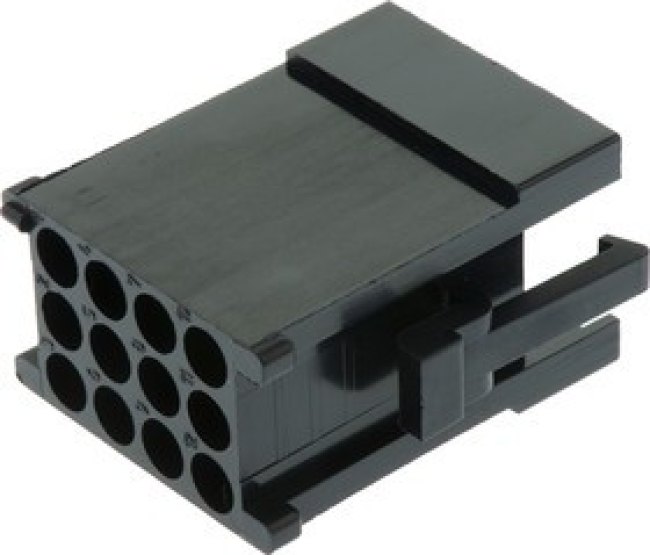 TST12PA00 / 192923-5940, Trident Male Connector Housing, 5.08mm Pitch, 12 Way, 3 Row TST12PA00 / 192923-5940, Trident Male Connector Housing, 5.08mm Pitch, 12 Way, 3 Row