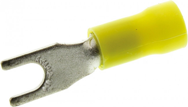 165015, Клемма типа вилка / ножевая, Серия PLASTI-GRIP, 12AWG до 10AWG, 6.64 мм², M4, #8, Винил 165015, Клемма типа вилка / ножевая, Серия PLASTI-GRIP, 12AWG до 10AWG, 6.64 мм², M4, #8, Винил