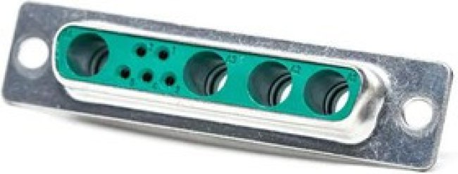 173107-0602, D-Sub Mixed Contact Connectors FCT ML DSUB RA PC RCPT 13W3
