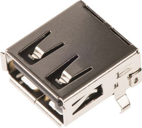 62900416021, USB Connectors WR-COM Type A SMT 4Pin Horztl Female