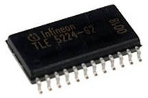 TLE5224G2, транзистор 2x4A Low Sw.PDSO-24-3