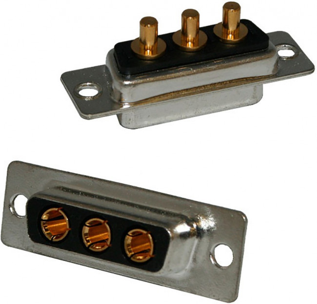 681M17W2103L001, 17 Way Through Hole D-sub Connector Plug, 2.794mm Pitch