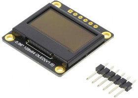 DFR0650, Модуль: дисплей; OLED-дисплей; 3,3-5ВDC; I2C,SPI; SSD1306; 30x30мм