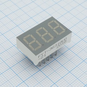 FYT-3631AUG-21, 9.2mm OK Зелёный 30-60-80mcd 570nm