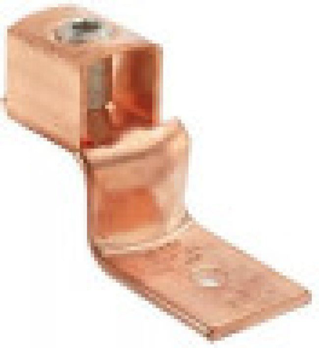 CB70-14-CY, TERMINAL, MECHANICAL LUG, M6, 2 AWG