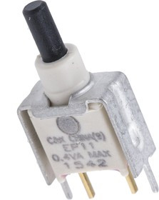 EP11SD1V3BE, Pushbutton Switches Pushbutton SPST (On)