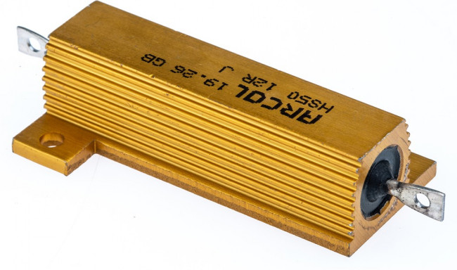HS50 12R J, Wirewound Resistor 50W, 12Ohm, 5%