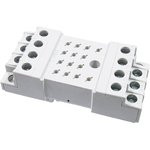 GZ14U, Панелька, PIN: 14, 10А, 250ВAC, Монтаж: DIN, Выводы: винтовые клеммы