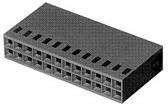4-87456-0, WIRE-BOARD CONNECTOR RECEPTACLE 50 POSITION, 2.54MM