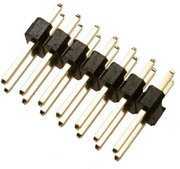 PLD-14 (DS1021-2x7SF11), Вилка штыревая 2х7конт.