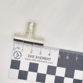 Разъем JR-B29 прямоугольный тройник BNC