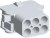 5084-2060, MLX Female Connector Housing, 6 Way, 2 Row 5084-2060, MLX Female Connector Housing, 6 Way, 2 Row