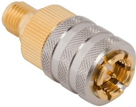 901-10565, RF Adapters - In Series SMA Strt Jck to Plg Adpt Qck Conn 50ohm