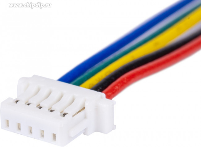 SCT1001H-05PL100 (HK0083-0004), Розетка на кабель 1,0мм 5pin с проводом 100мм SCT1001H-05PL100 (HK0083-0004), Розетка на кабель 1,0мм 5pin с проводом 100мм